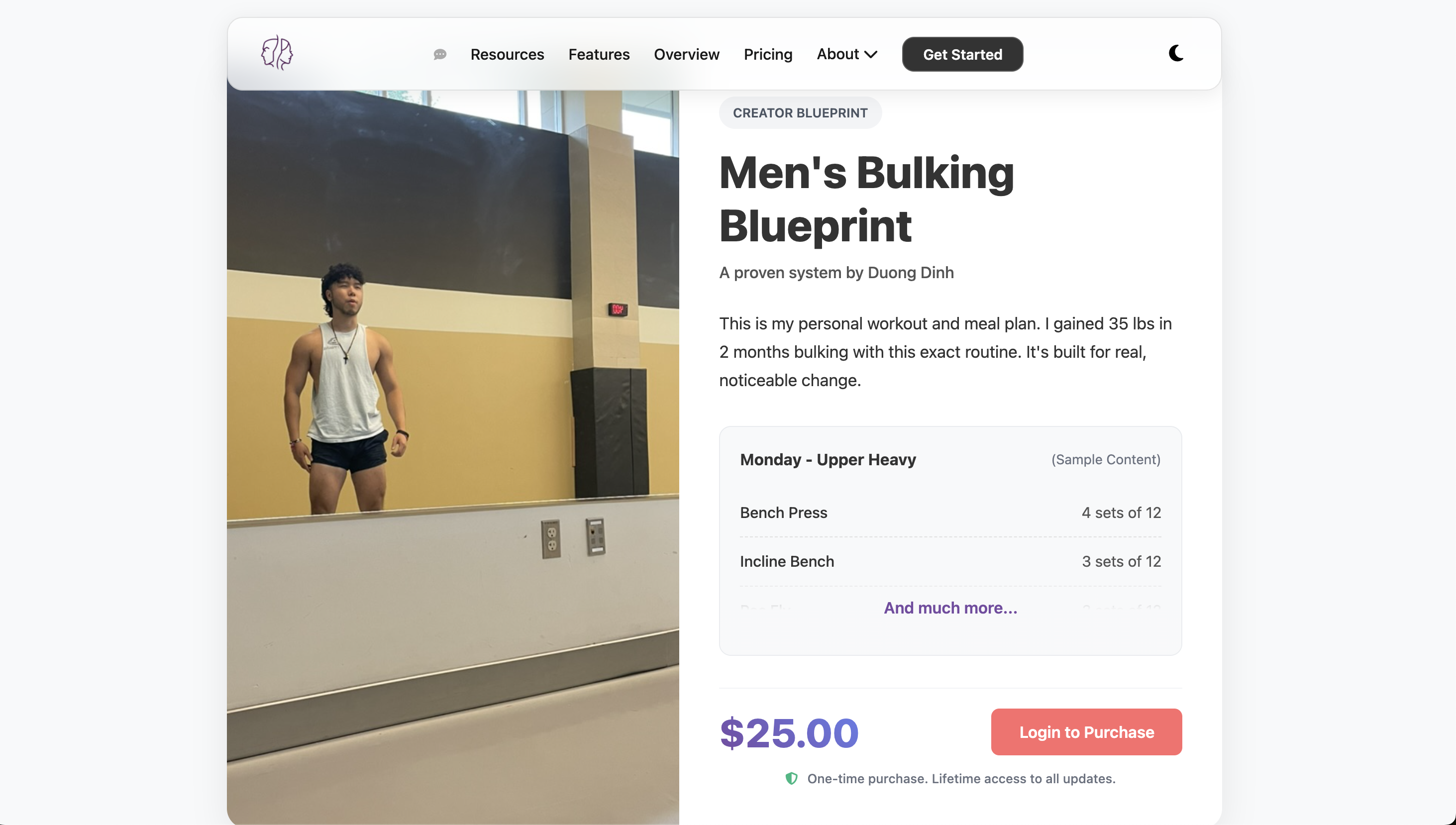 Blueprint preview in the marketplace